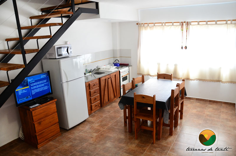 Comedor cabaña 2 plantas